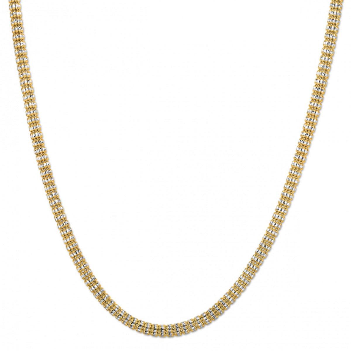 Ice Barrel Chain in 14k