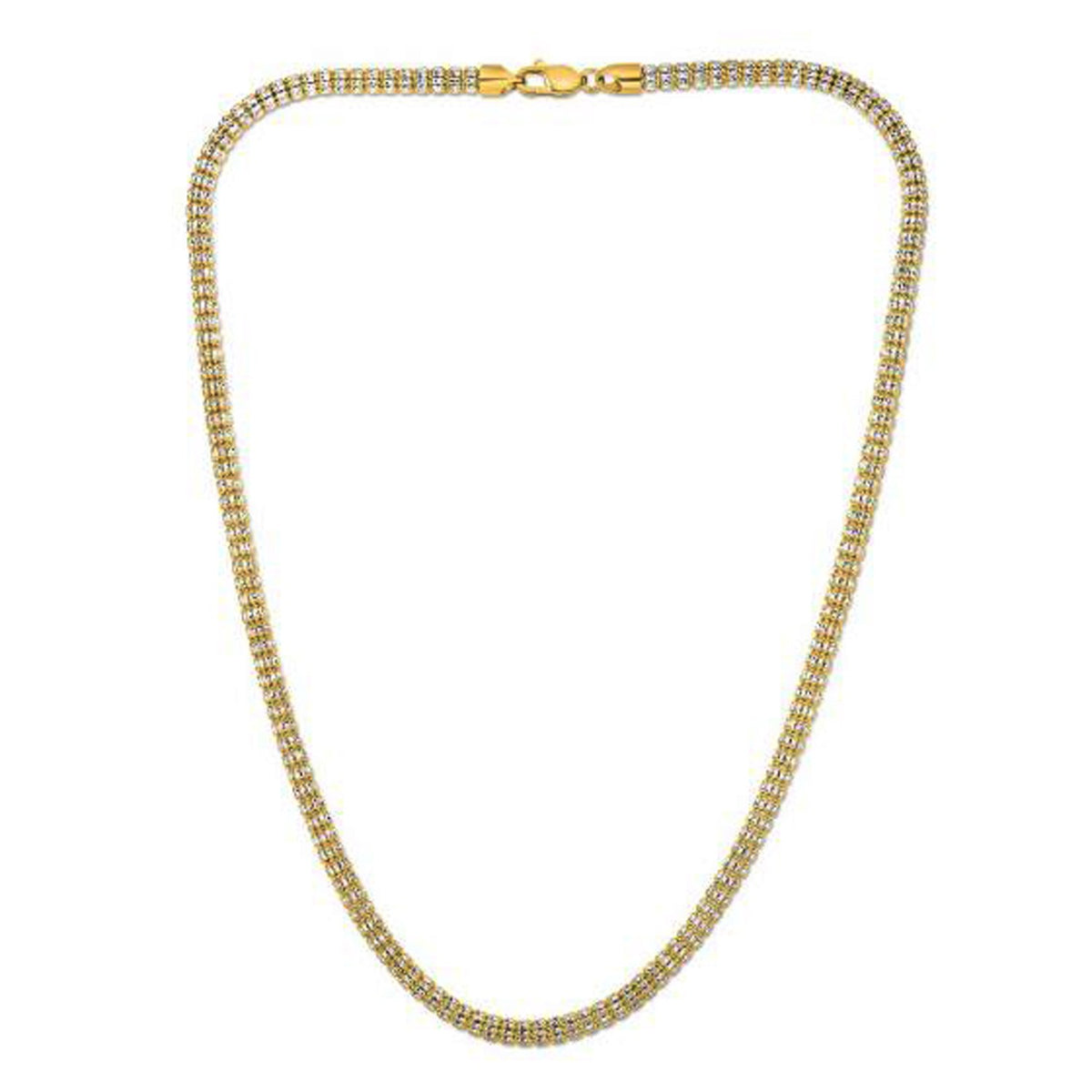 Ice Barrel Chain in 14k