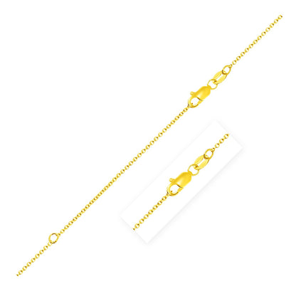Extendable Cable Chain in 14k
