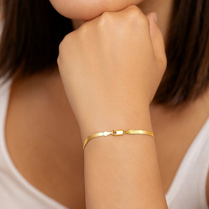 14k Super Flex Herringbone Bracelet (6.00 mm)