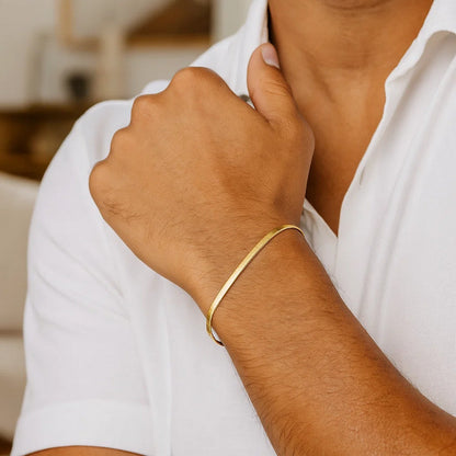 14k Super Flex Herringbone Bracelet (6.00 mm)