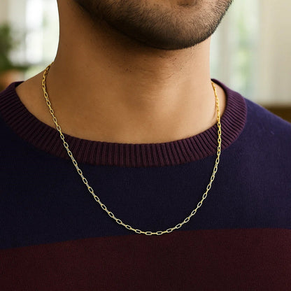 14k Yellow Gold French Cable Chain