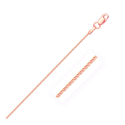 14k Round Wheat Chain