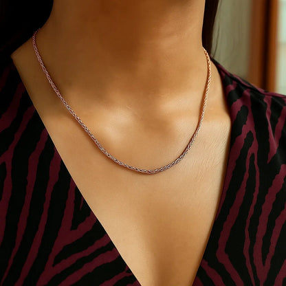 14k Round Wheat Chain