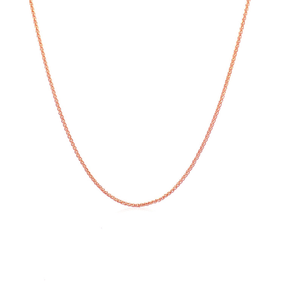 14k Round Wheat Chain