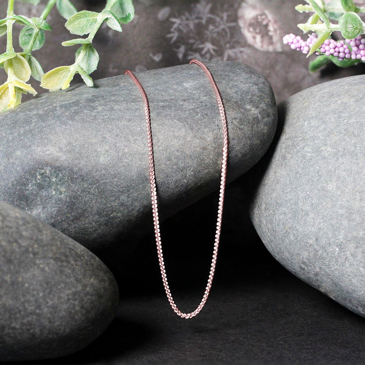14k Round Wheat Chain