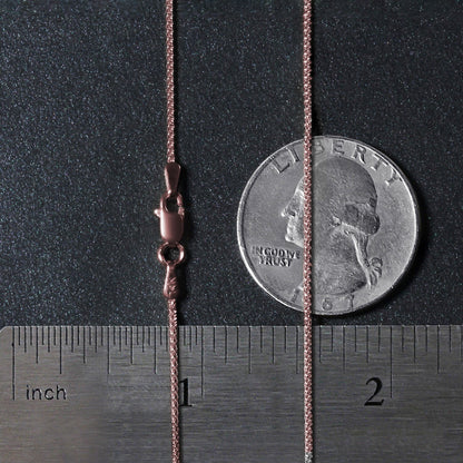 14k Round Wheat Chain
