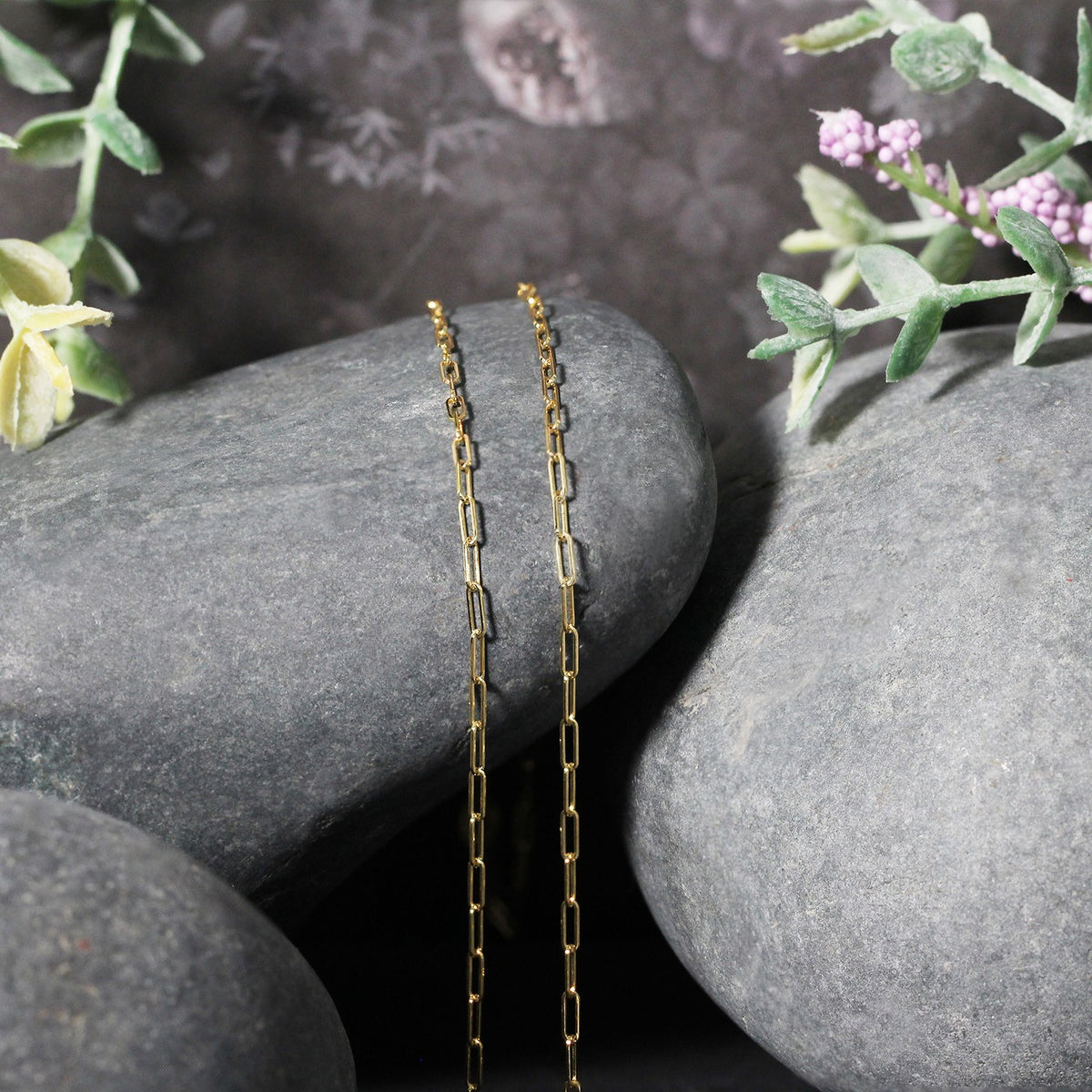 18K Fine Paperclip Chain (1.50 mm)
