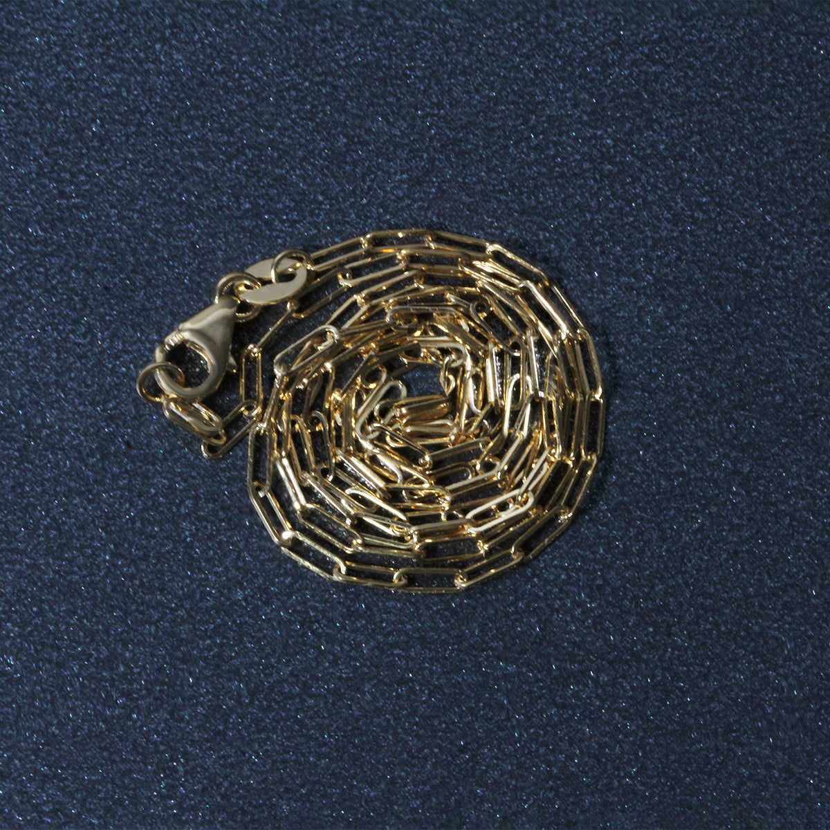18K Fine Paperclip Chain (1.50 mm)
