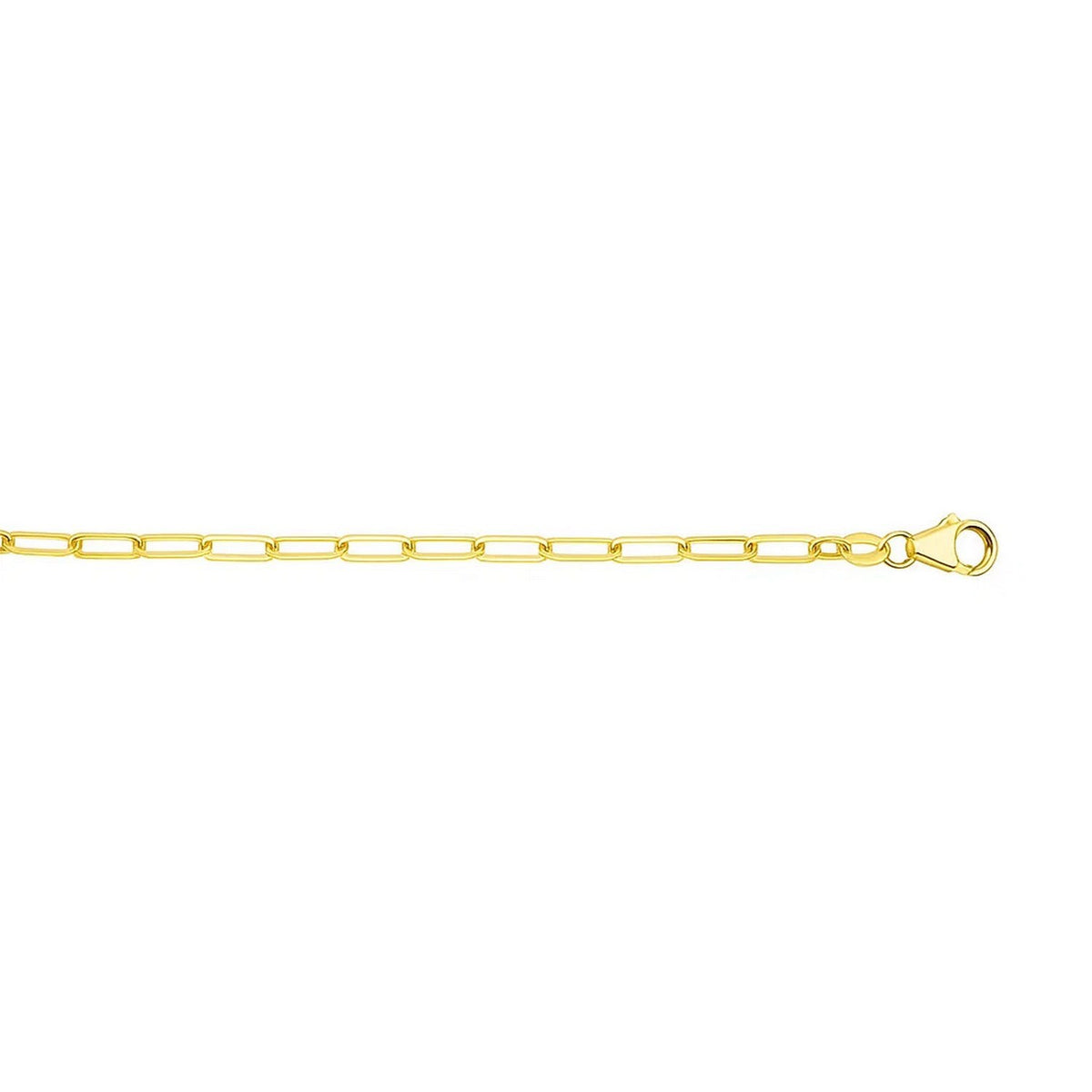 14K Paperclip Chain