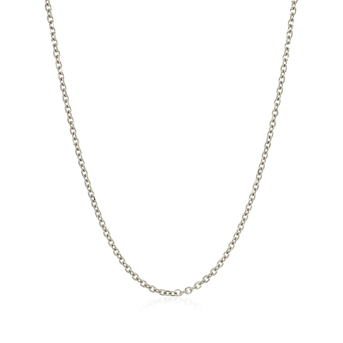18k Diamond Cut Cable Link Chain