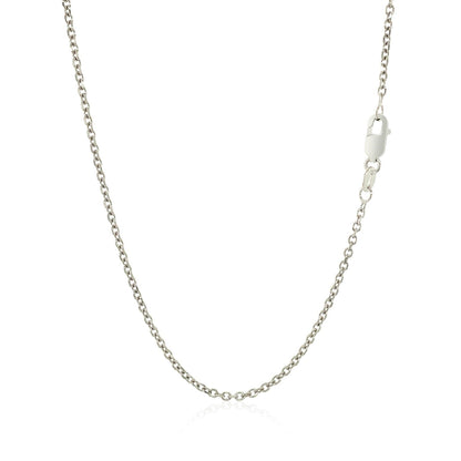 18k Diamond Cut Cable Link Chain