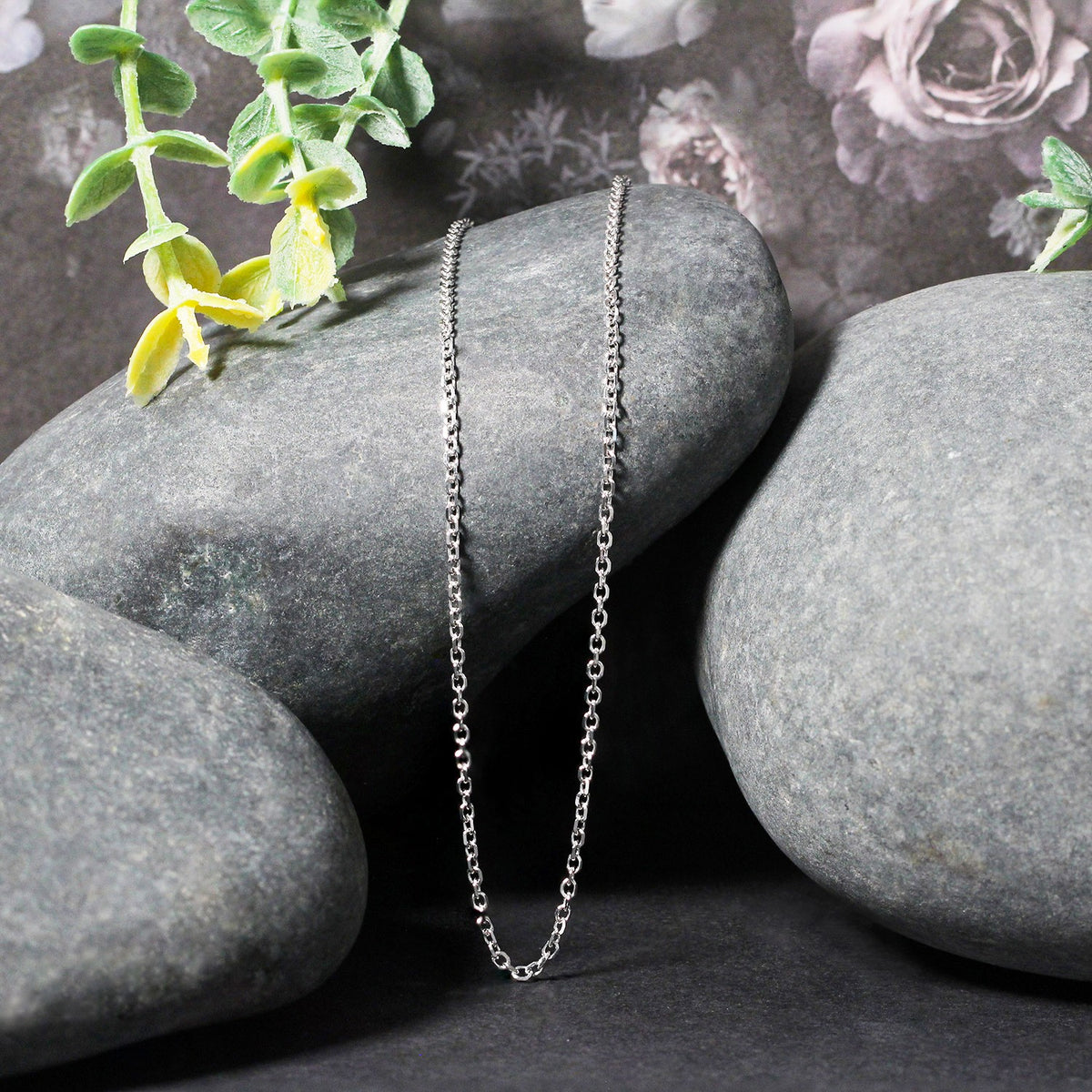 18k Diamond Cut Cable Link Chain