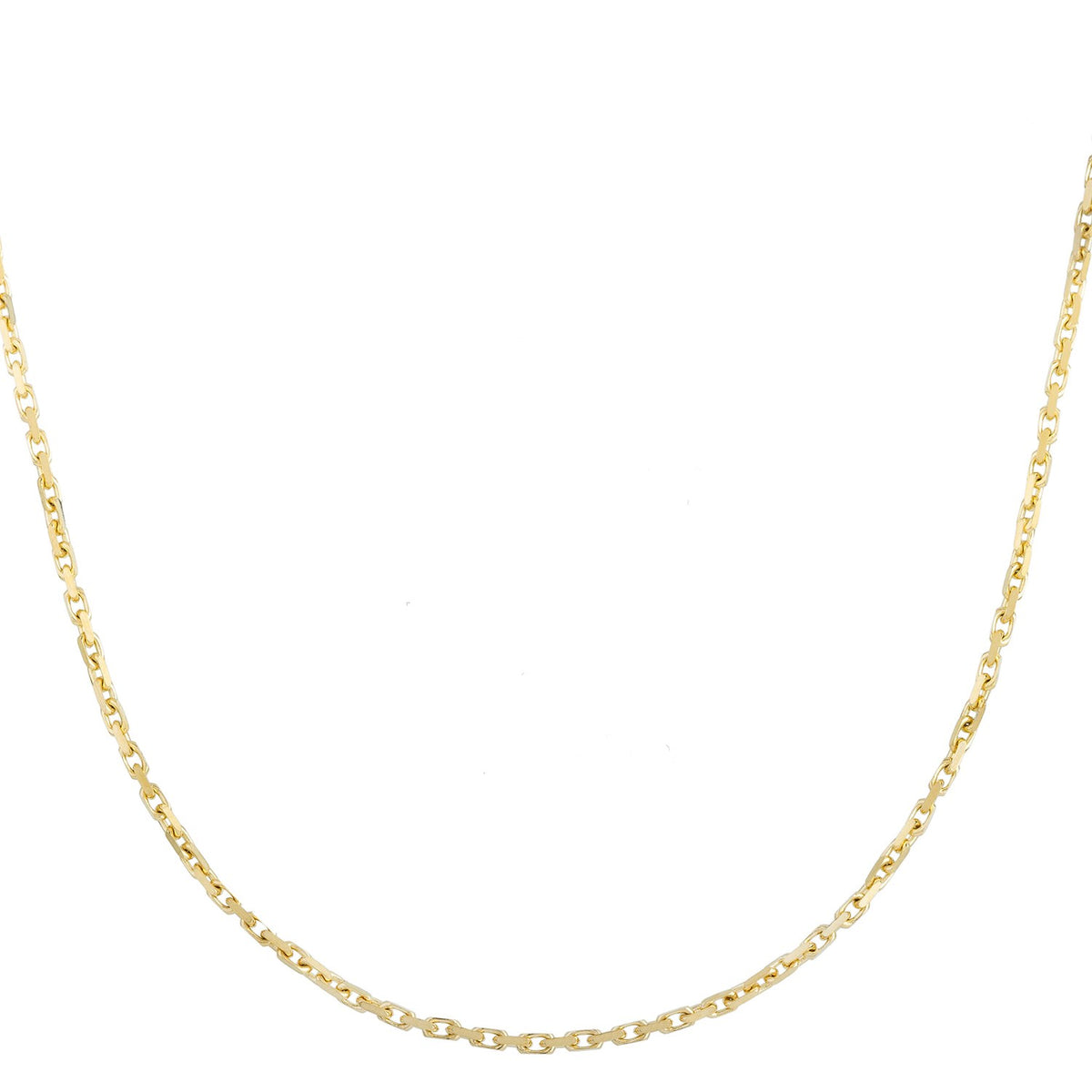 14k Yellow Gold French Cable Chain
