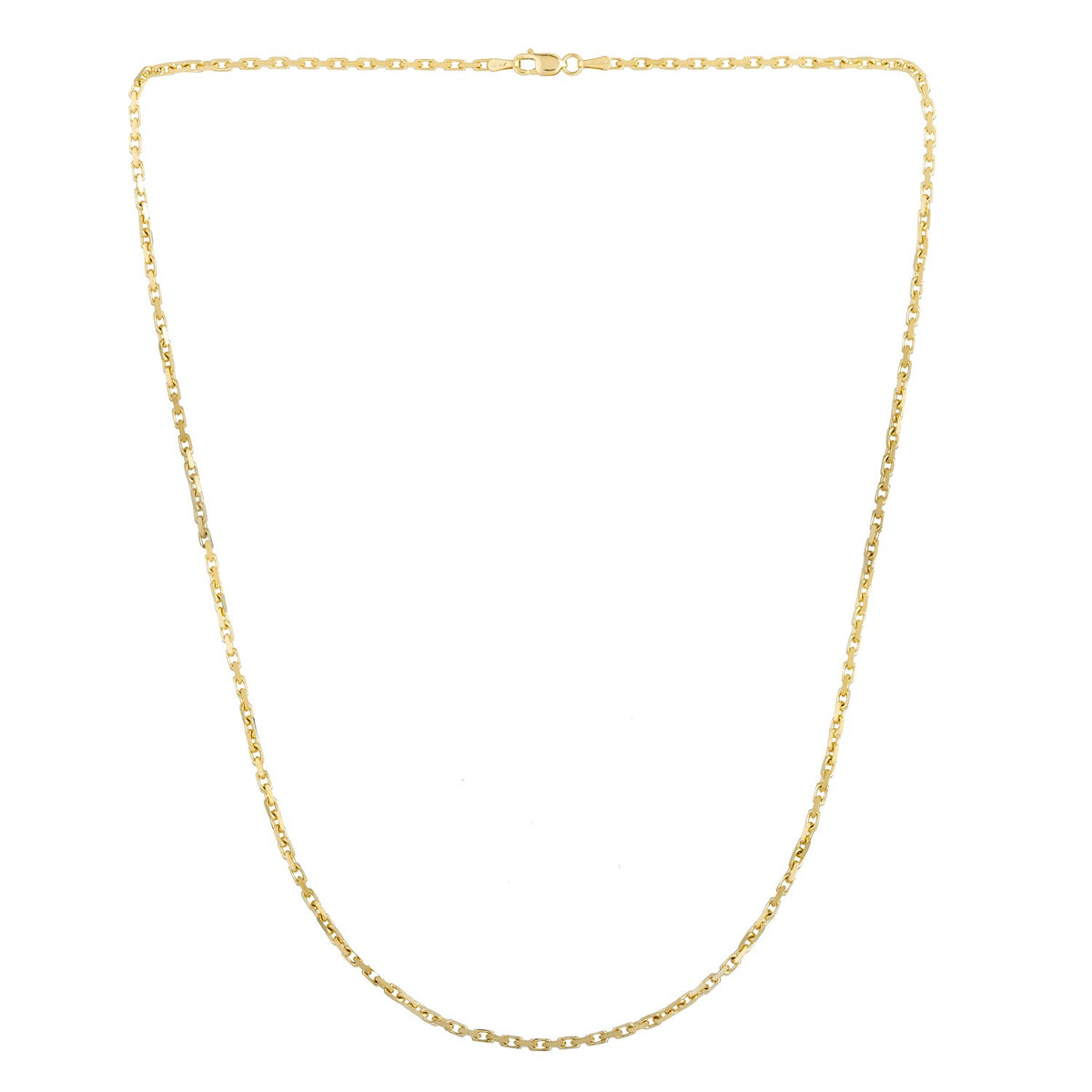 14k Yellow Gold French Cable Chain