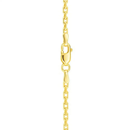 14k Yellow Gold French Cable Chain