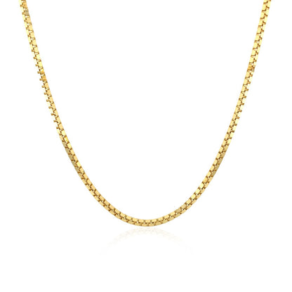 18k Yellow Gold Classic Box Chain