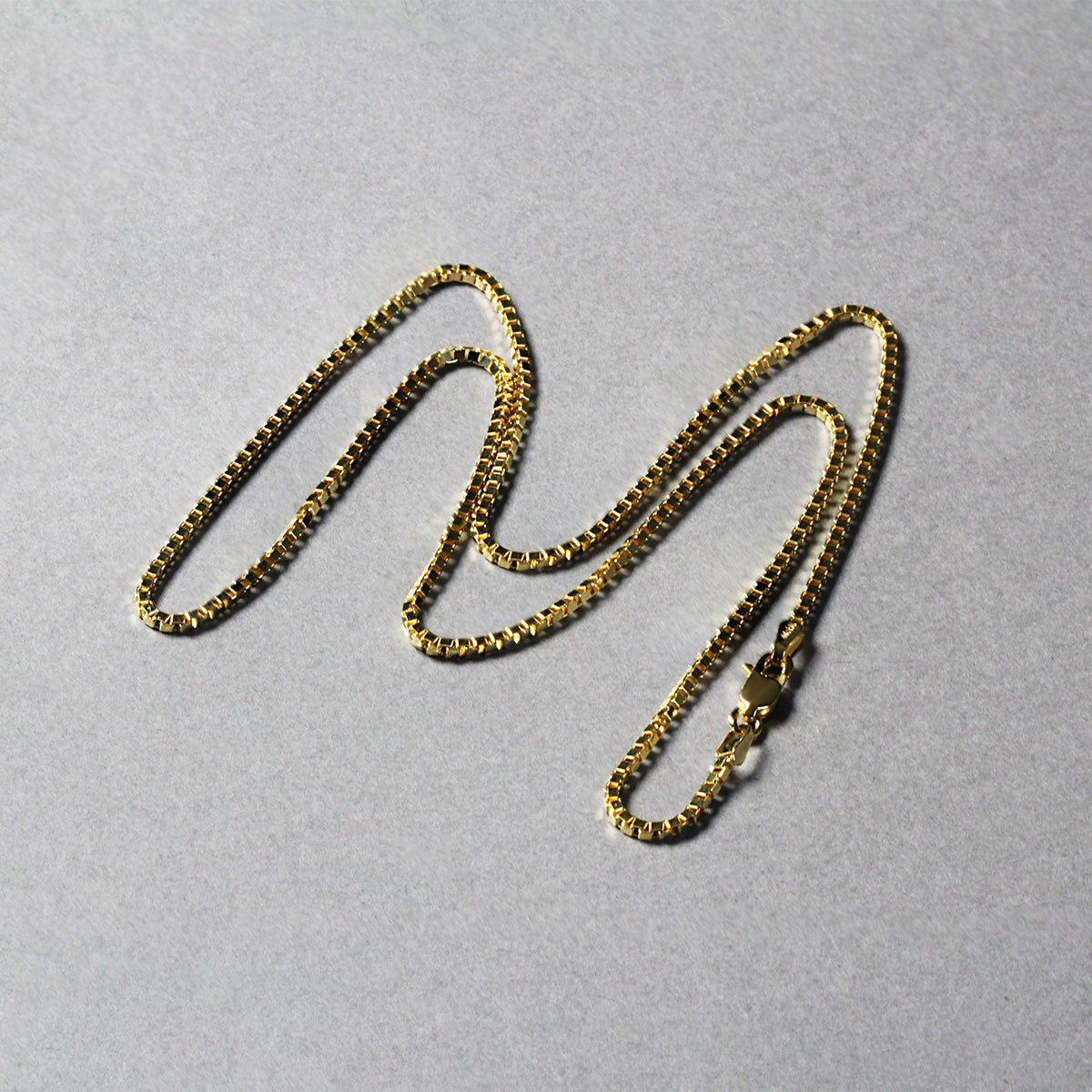 18k Yellow Gold Classic Box Chain