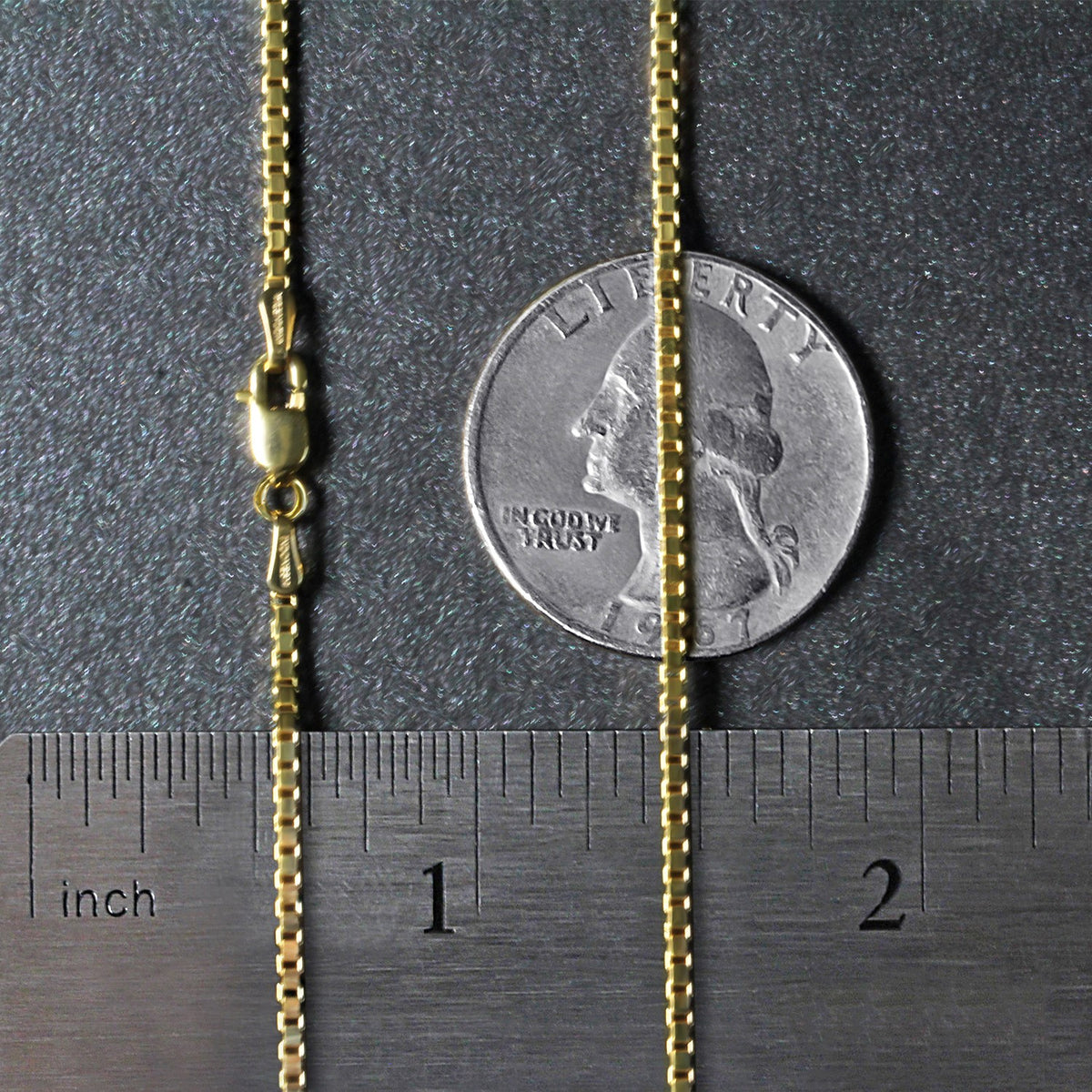 18k Yellow Gold Classic Box Chain