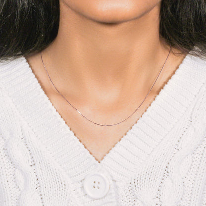 18k Yellow Gold Classic Box Chain