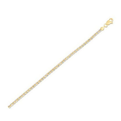 Ice Barrel Chain in 14k