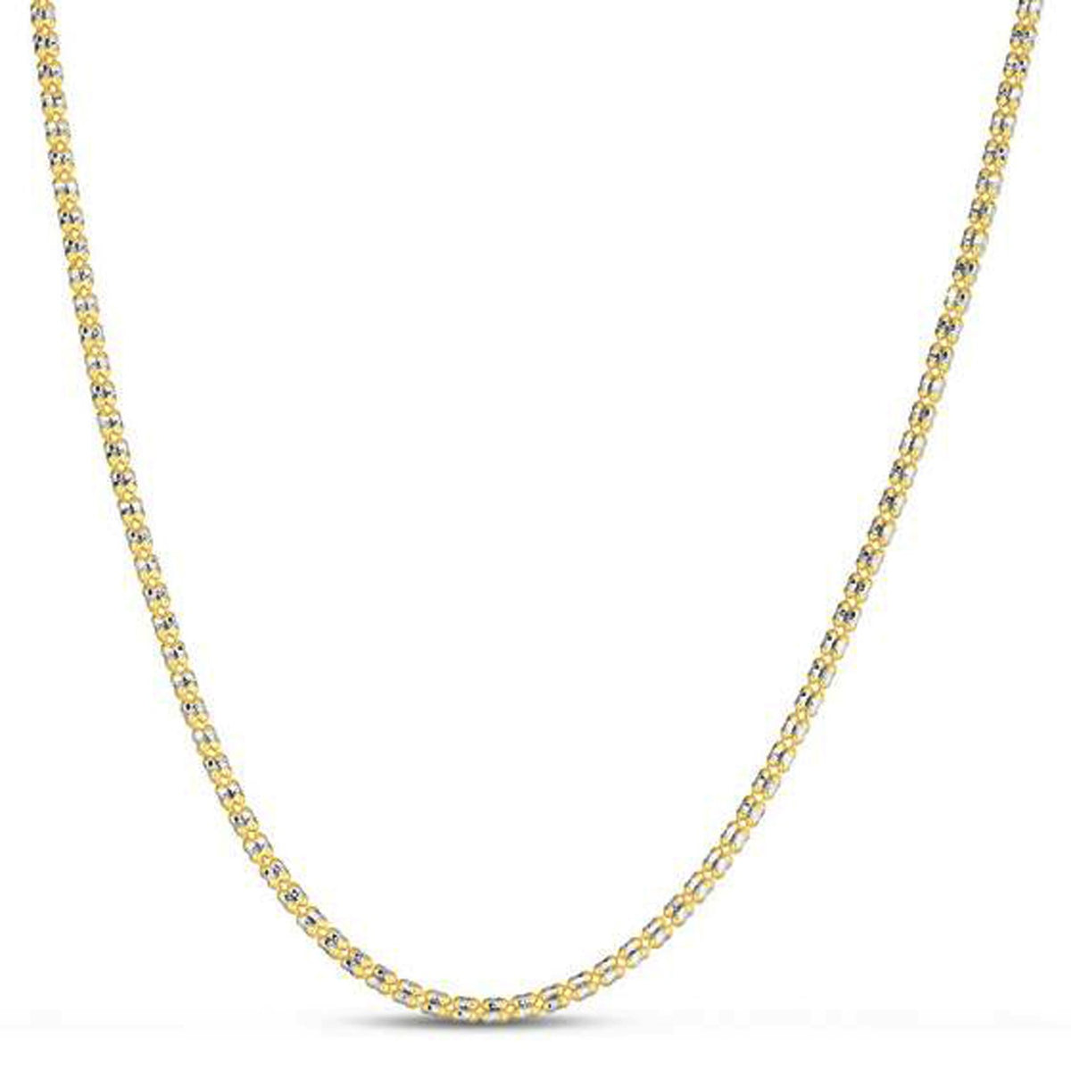Ice Barrel Chain in 14k