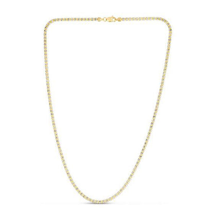 Ice Barrel Chain in 14k