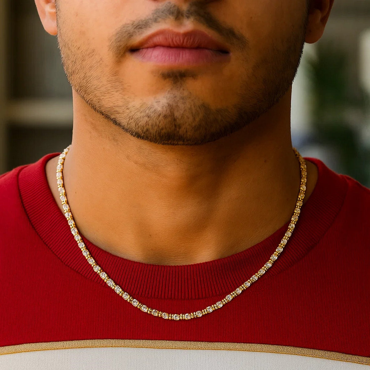 Ice Barrel Chain in 14k