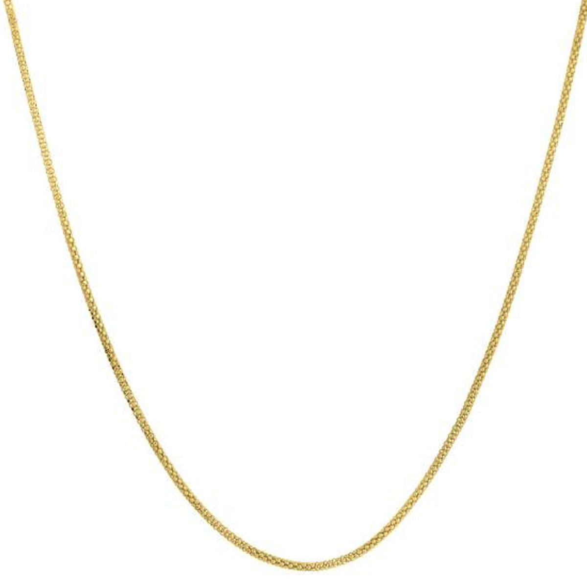 Popcorn Chain in 14k Yellow Gold