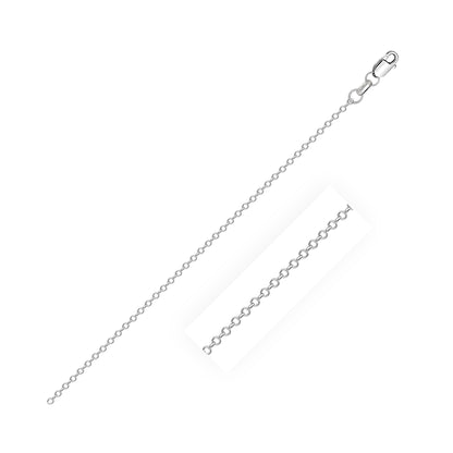 18k Diamond Cut Cable Link Chain