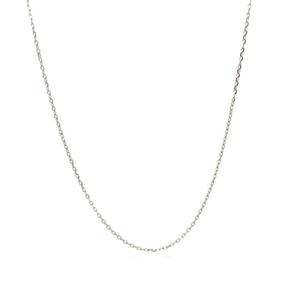 18k Diamond Cut Cable Link Chain