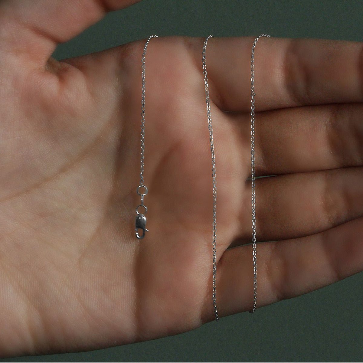 18k Diamond Cut Cable Link Chain