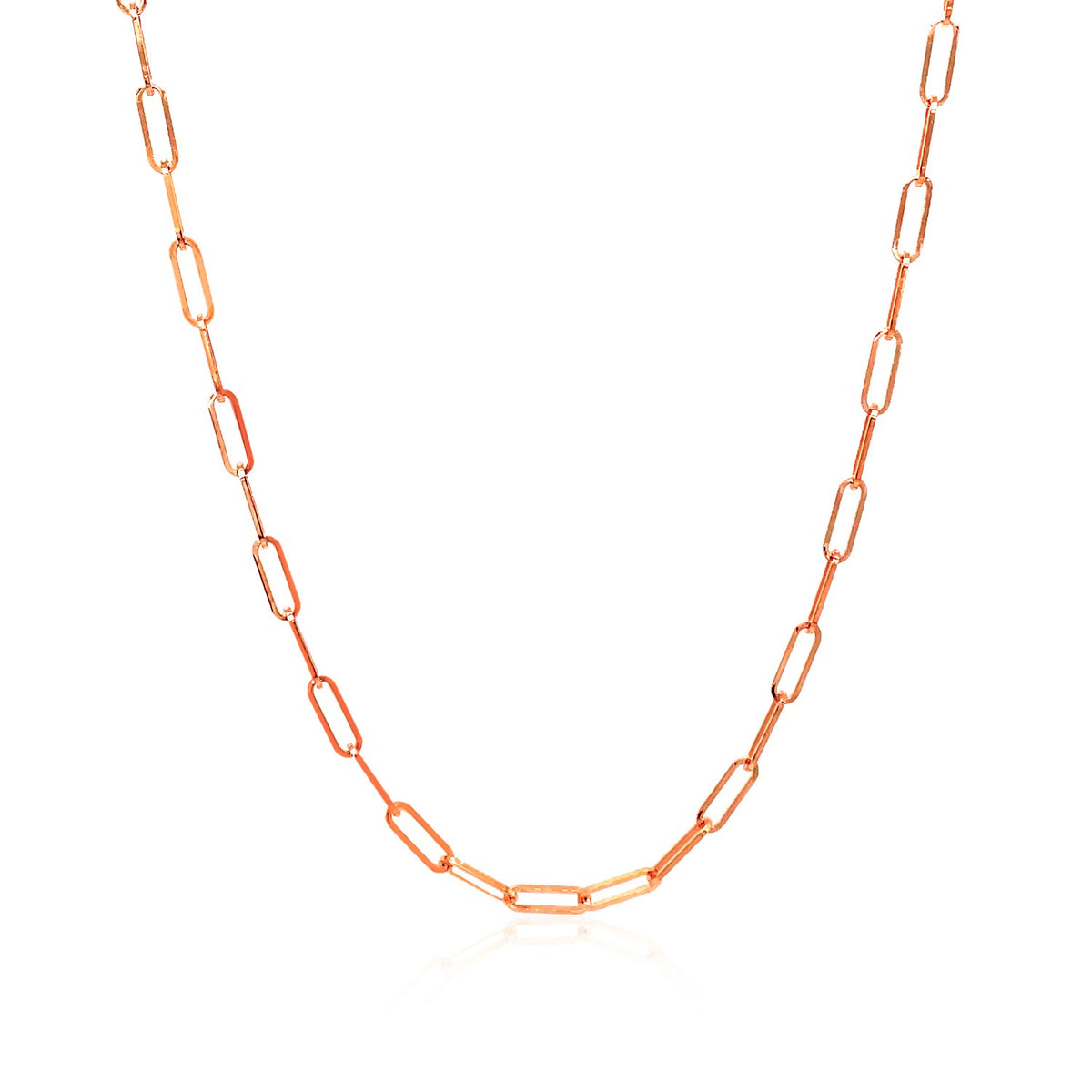 14K Delicate Paperclip Chain