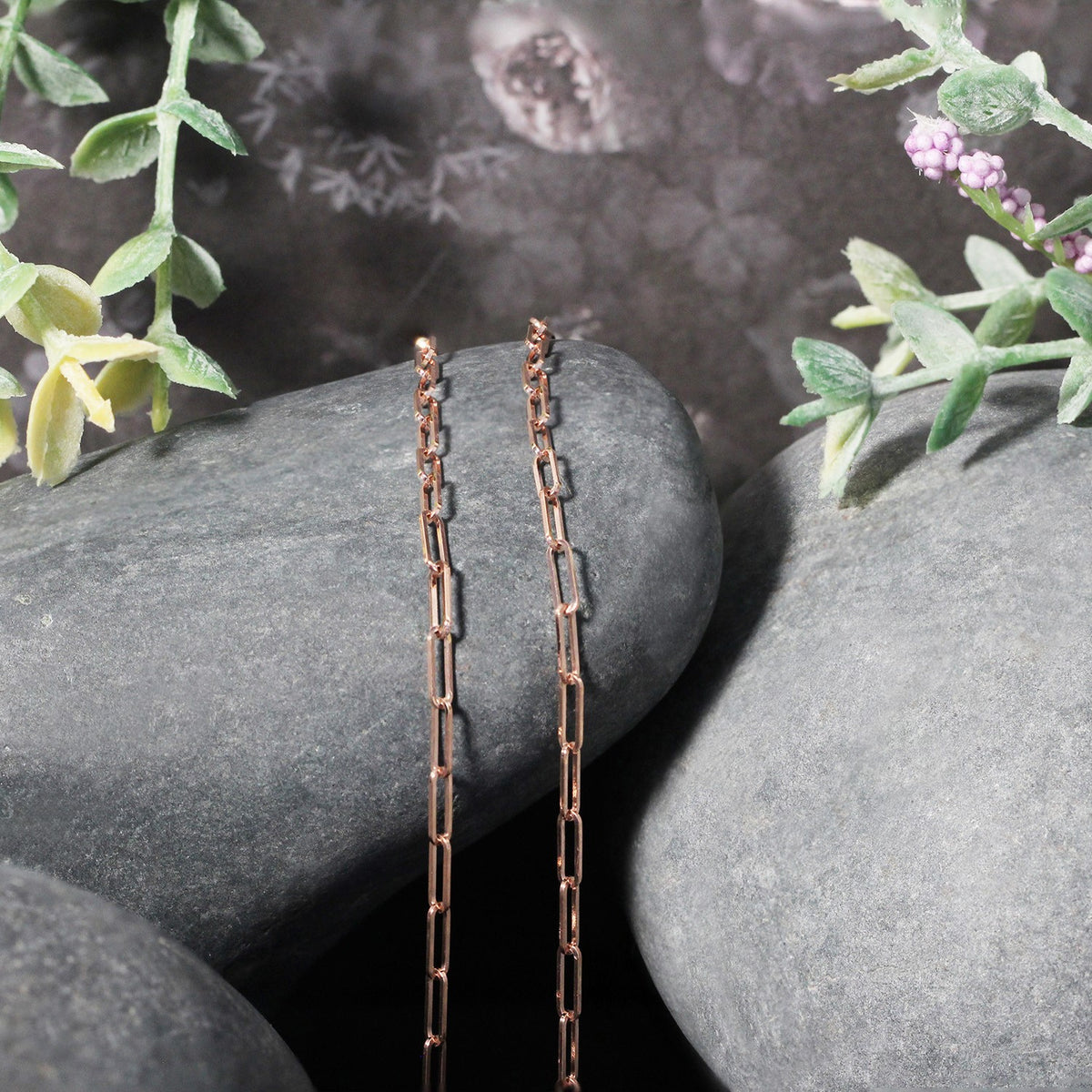14K Delicate Paperclip Chain