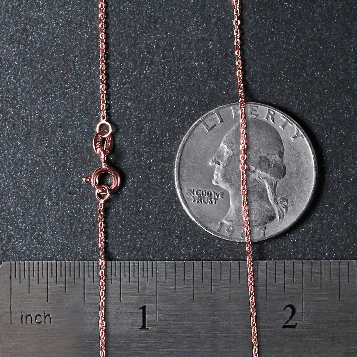 18k Diamond Cut Cable Link Chain