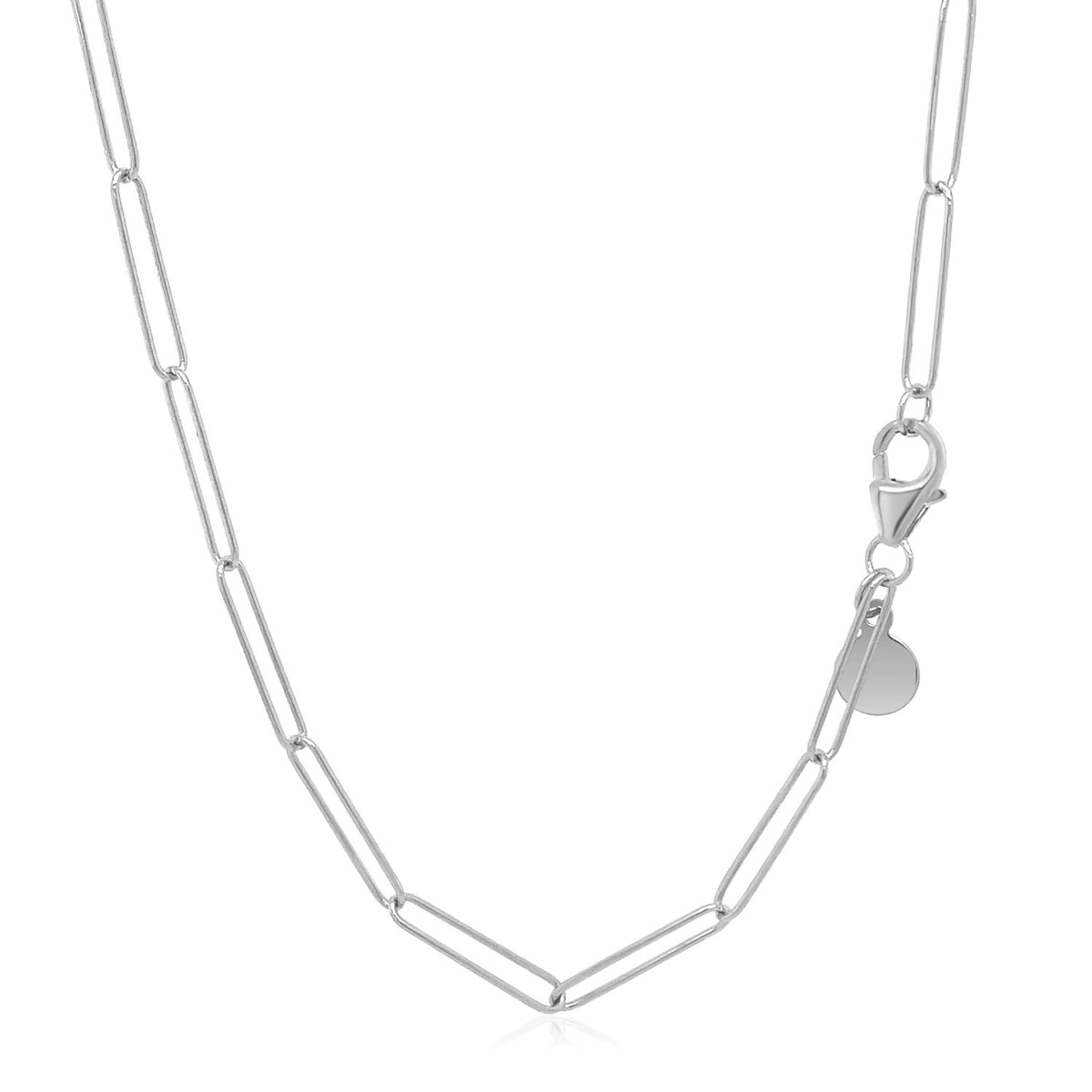14k Wire Paperclip Chain (2.7 mm)