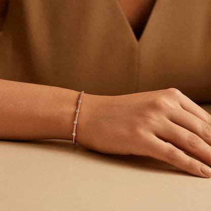 Classic 14K Beaded Bracelet