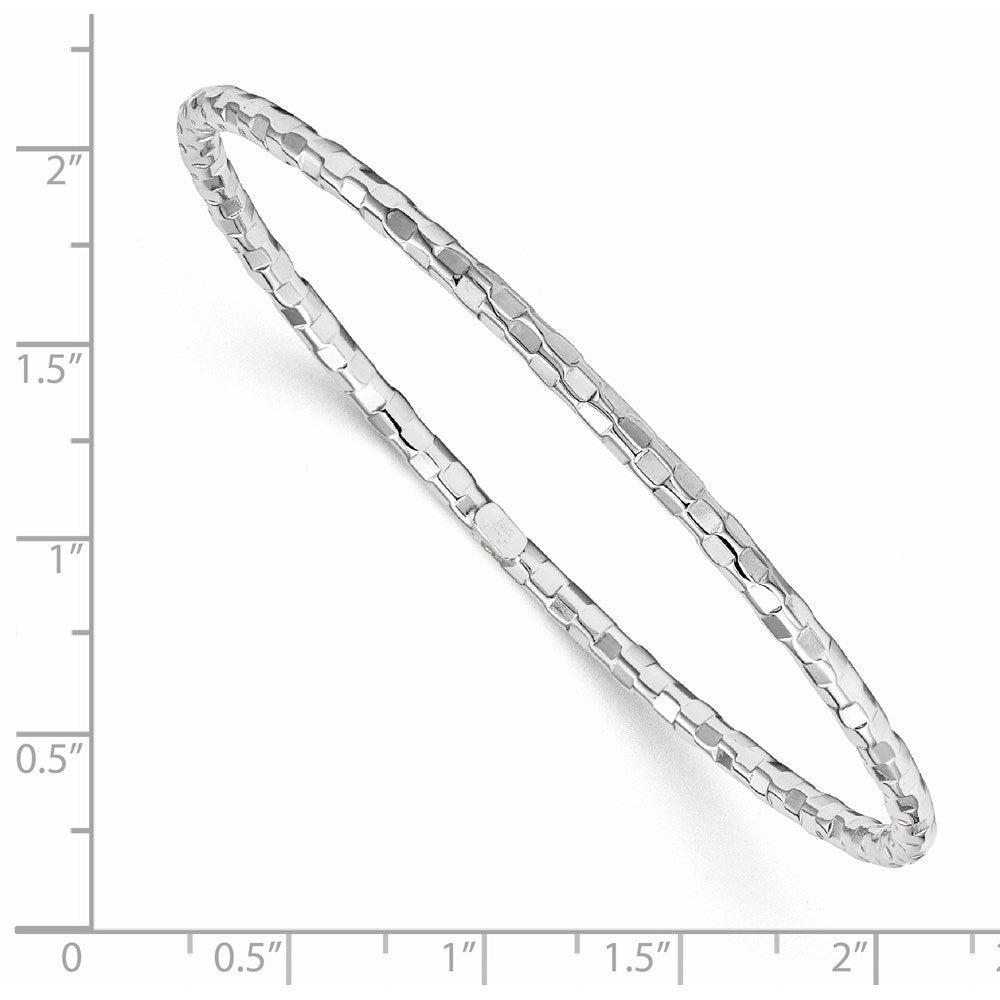 Textured Slip-on Bangle Bracelet