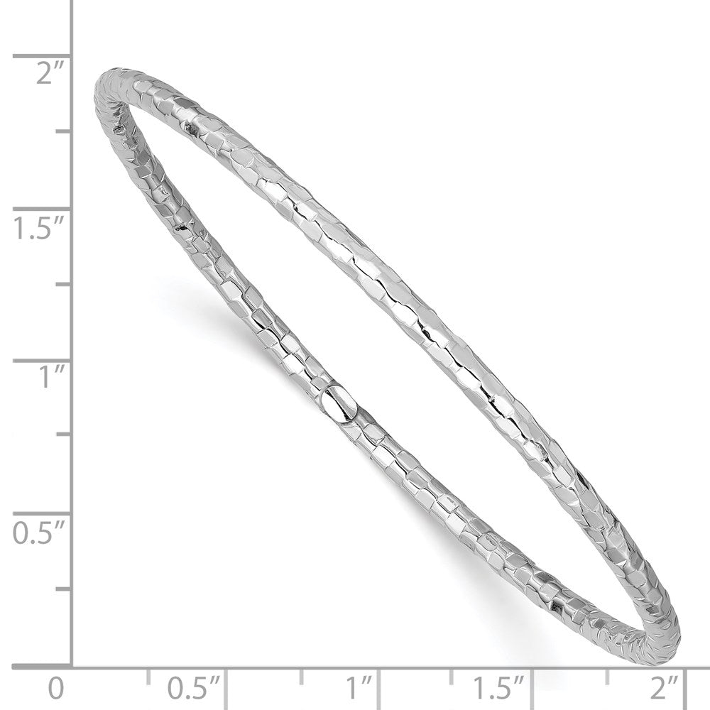 Textured Slip-on Bangle Bracelet