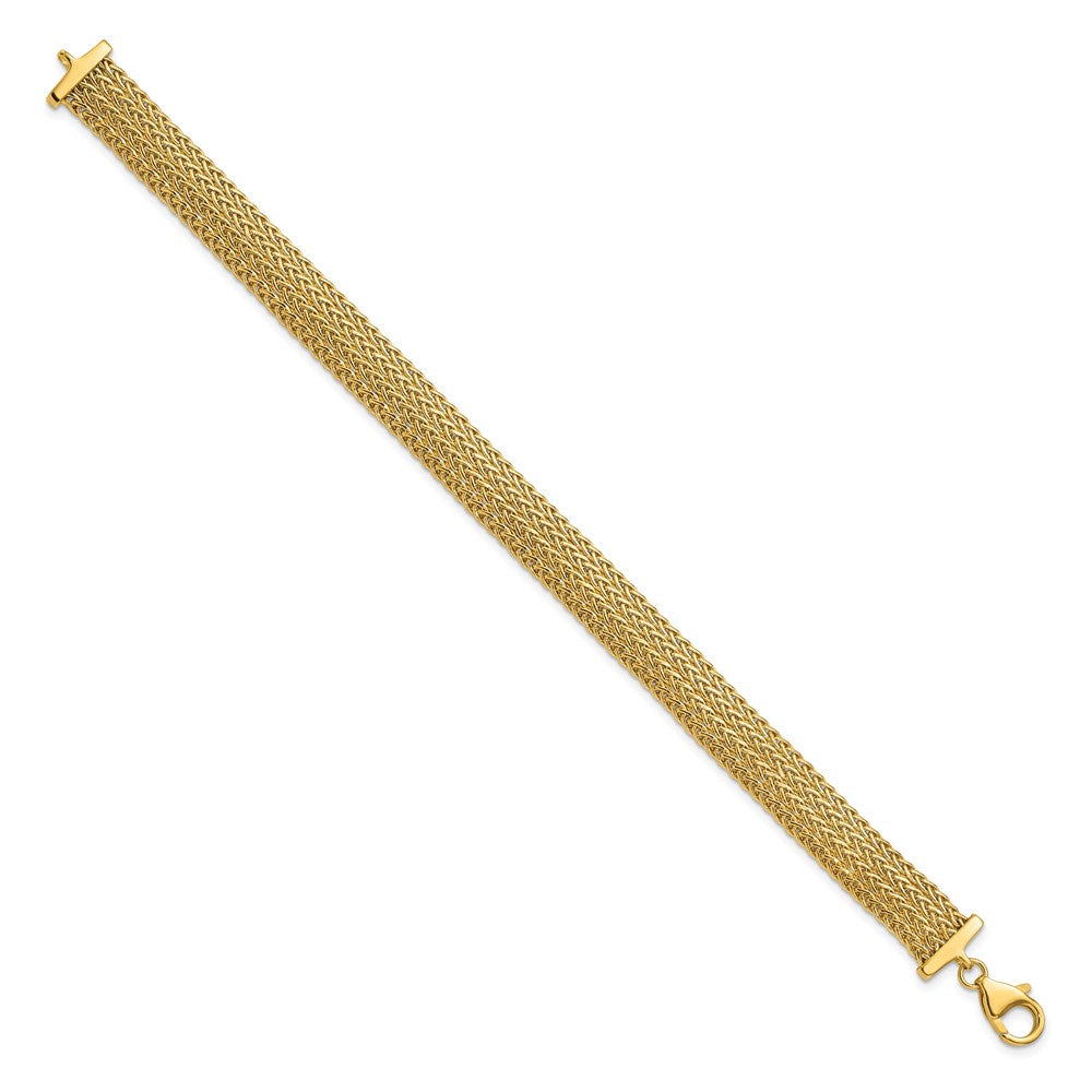 Polished Fancy Bracelet 7.5" - 9.2mm