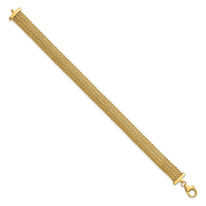 Polished Fancy Bracelet 7.5" - 9.2mm