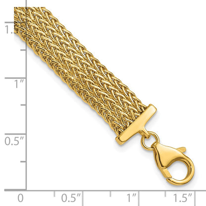 Polished Fancy Bracelet 7.5" - 9.2mm