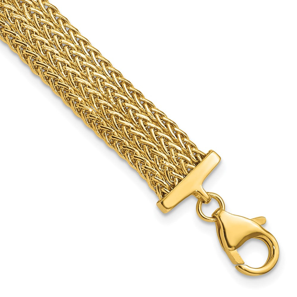 Polished Fancy Bracelet 7.5" - 9.2mm