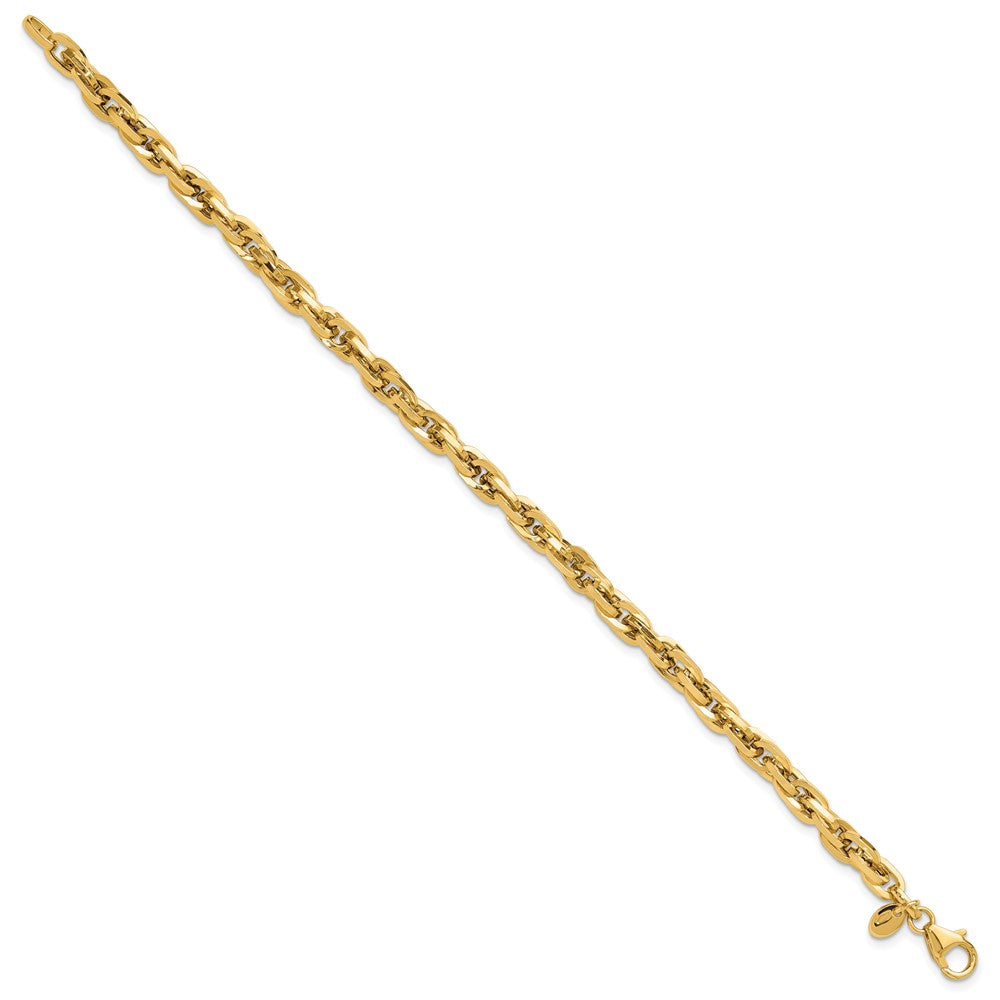 Polished Fancy Bracelet 7.5" - 5mm