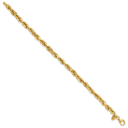 Polished Fancy Bracelet 7.5" - 5mm