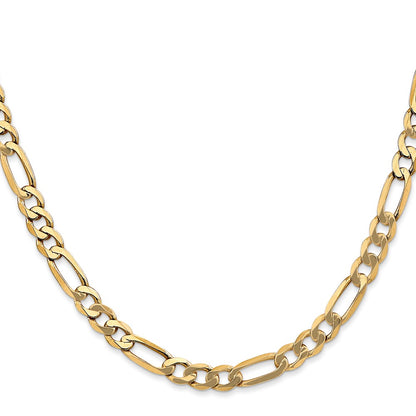 5.25mm Flat Figaro Chain