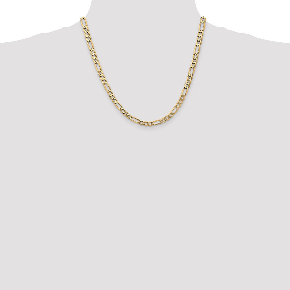 5.25mm Flat Figaro Chain