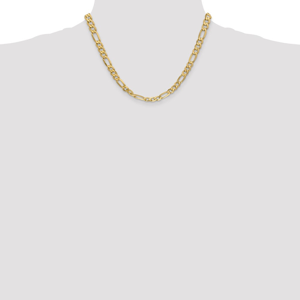 6.25mm Flat Figaro Chain