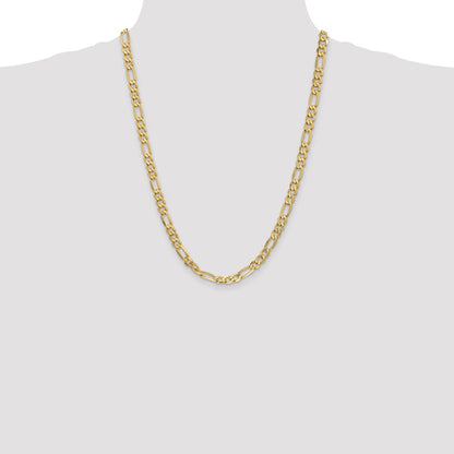 6.25mm Flat Figaro Chain