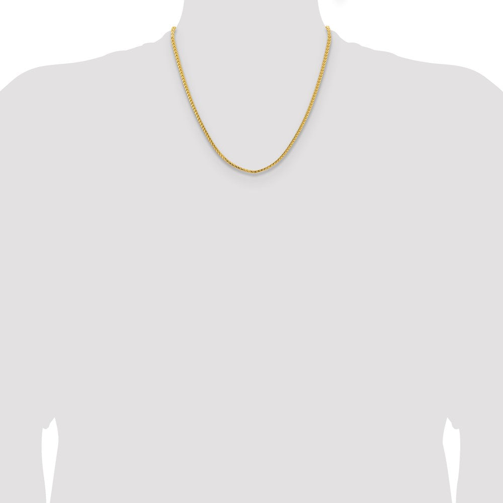 3mm Franco Chain - Yellow Gold